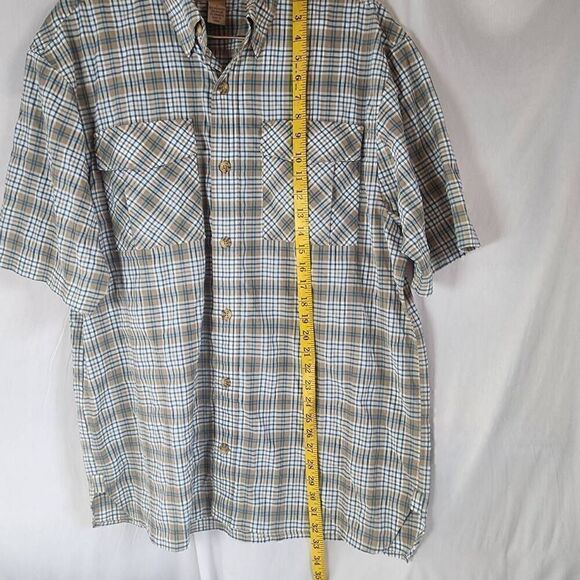 Duluth Trading Co Short-Sleeve Button-up Plaid Men's Shirt Size XL G20 - Picture 6 of 9